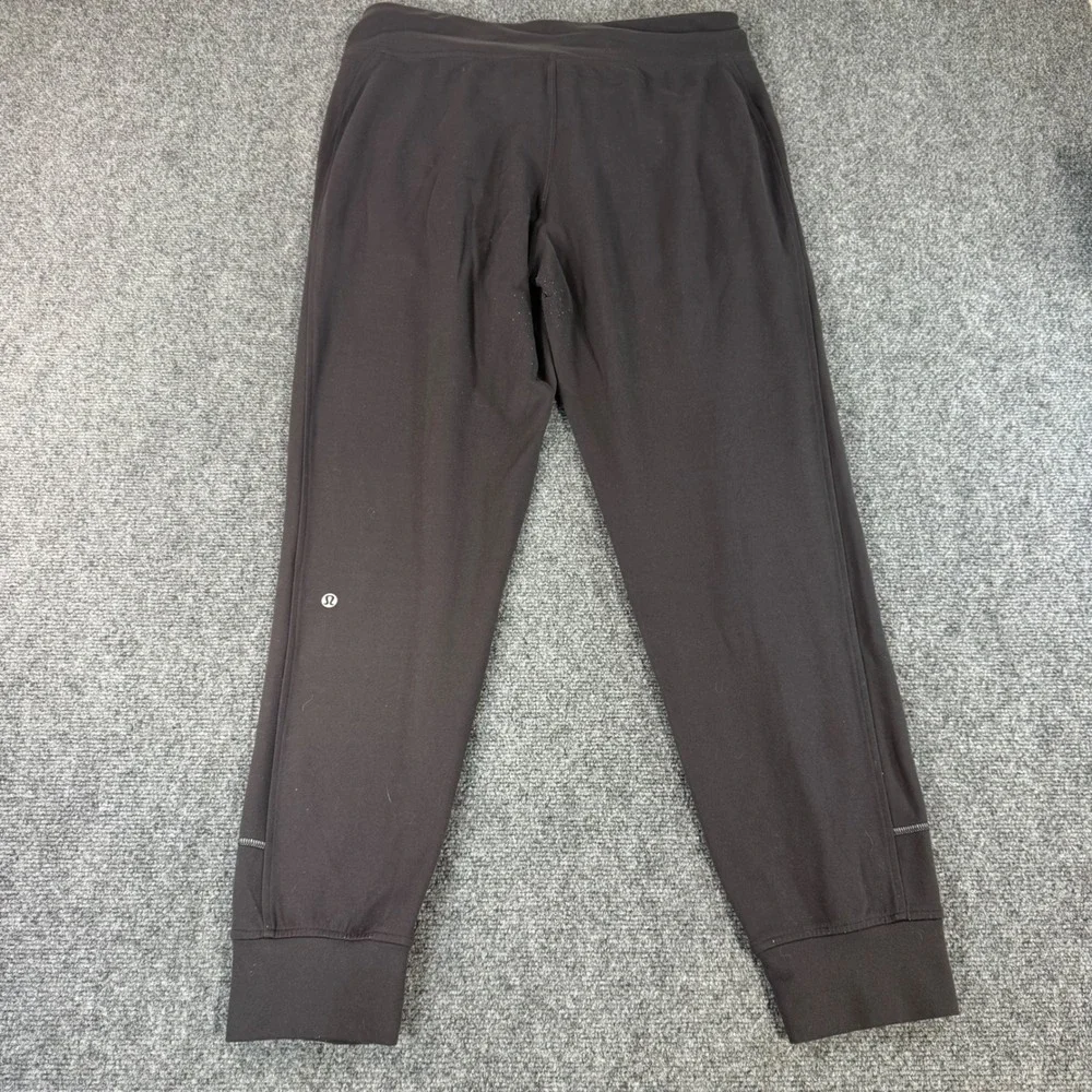 Lululemon Mens Black Tapered‎ Jogger Pants Drawstring Activewear Size M 32x28